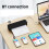 A4 Portable Thermal Printer Inkless BT Wireless Portable Printer Min Portable A4 Label Maker Home Office Use Black 2