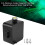 Black 2.5L Aluminium Overflow Reservoir Cap 6