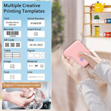 Wireless MiniPortable Printer Label Printer Mobile Thermal Adhesive Label Machine Suitablefor Storehouse Express,C