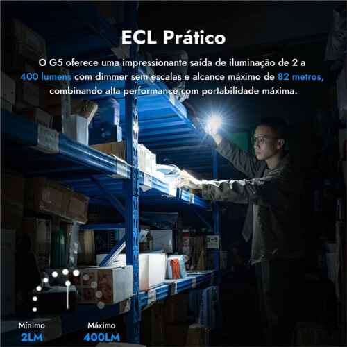 WUBEN G5 Rechargeable EDC Flashlight, 400 Lumens Dual Light Source with RGB Light, Portable Flat Pocket Flashlights
