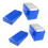 2X Square Plastic 10 Coin Capacity Holder Slab Storage Box Case Fit for PCCB NGC 1