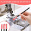 Sewing Machine Cleaning Brushes - 40 PCS Reusable Silicone Sewing Machine Cleaning Kit with Transparent Storage Box 6