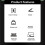 Ergonomic V-Shaped Three-Way  Folding Keyboard Mobile Phone Tablet Charging Light and  Keyboard 5