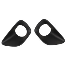 2Pcs Black ABS Front Bumper Fog Light Trim Lamp Bezel Cover 68078284AA 68078285AA for Grand Cherokee 2011-2013