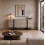 Sideboard Cabinet Beige Black 140cm Modern Unit 1