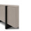 Sideboard Cabinet Beige Black 140cm Modern Unit 7