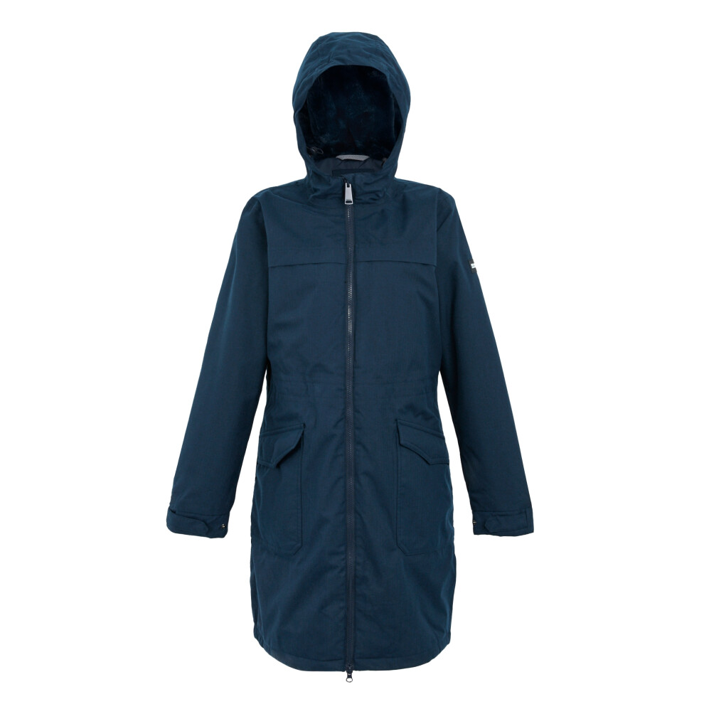 Regatta (12 Uk, Navy Marl) Womens/Ladies Romine Ii Waterproof Jacket Blue,Multicoloured