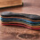 Leather Magnetic Bookmark, Leather Bookmark, Magnet Bookmarks, Handmade, 3Pcs Black 5