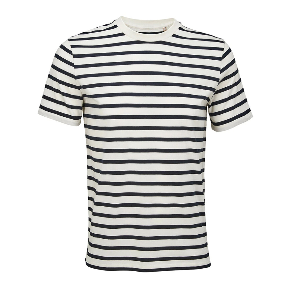 Russell (Xxl, Off /Navy) Mens Authentic Pique Polo Shirt White