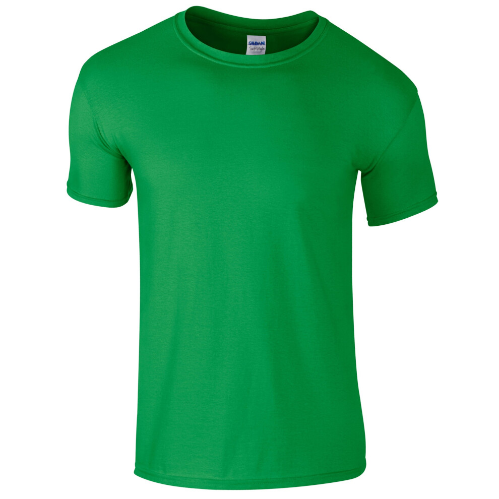 Gildan (Xxl, Irish ) Mens Short Sleeve Soft-Style T-Shirt Green