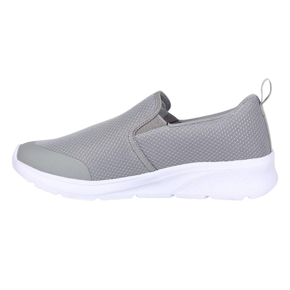 Slazenger (12 Uk, /White) Mens Zeal Slip-On Shoes Grey