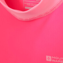 (11-12 Years, Bubblegum Pink) Mountain Warehouse Childrens/Kids Long-Sleeved Rash Top