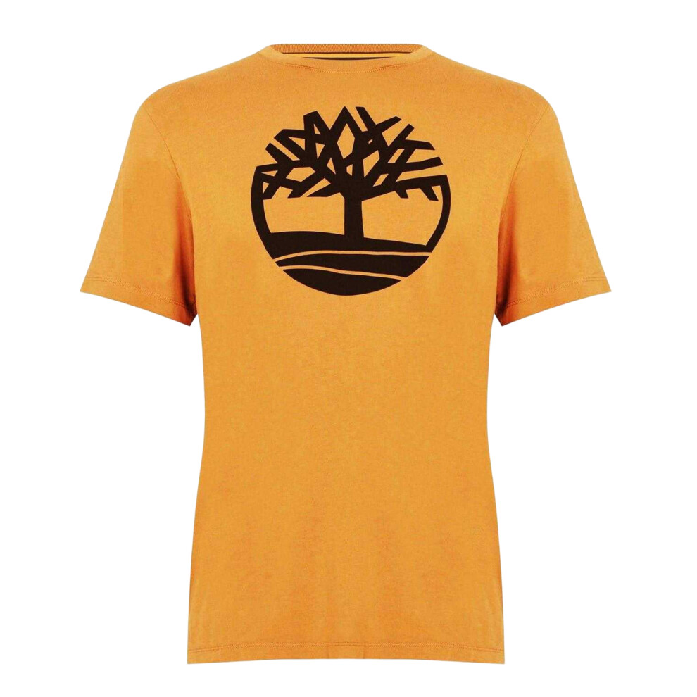 Timberland (Xl, ) Mens Logo T-Shirt Brown