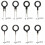 28Pcs Auto Terminals Removal Key Tool Set Car Electrical Wiring Crimp Connector Extractor Puller Release (Silver) 6