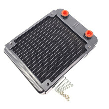PC Waterkoeling Aluminium Radiator 18 Pijp 120mm voor Computer LED Beauty Apparatus CPU Waterkoelsysteem