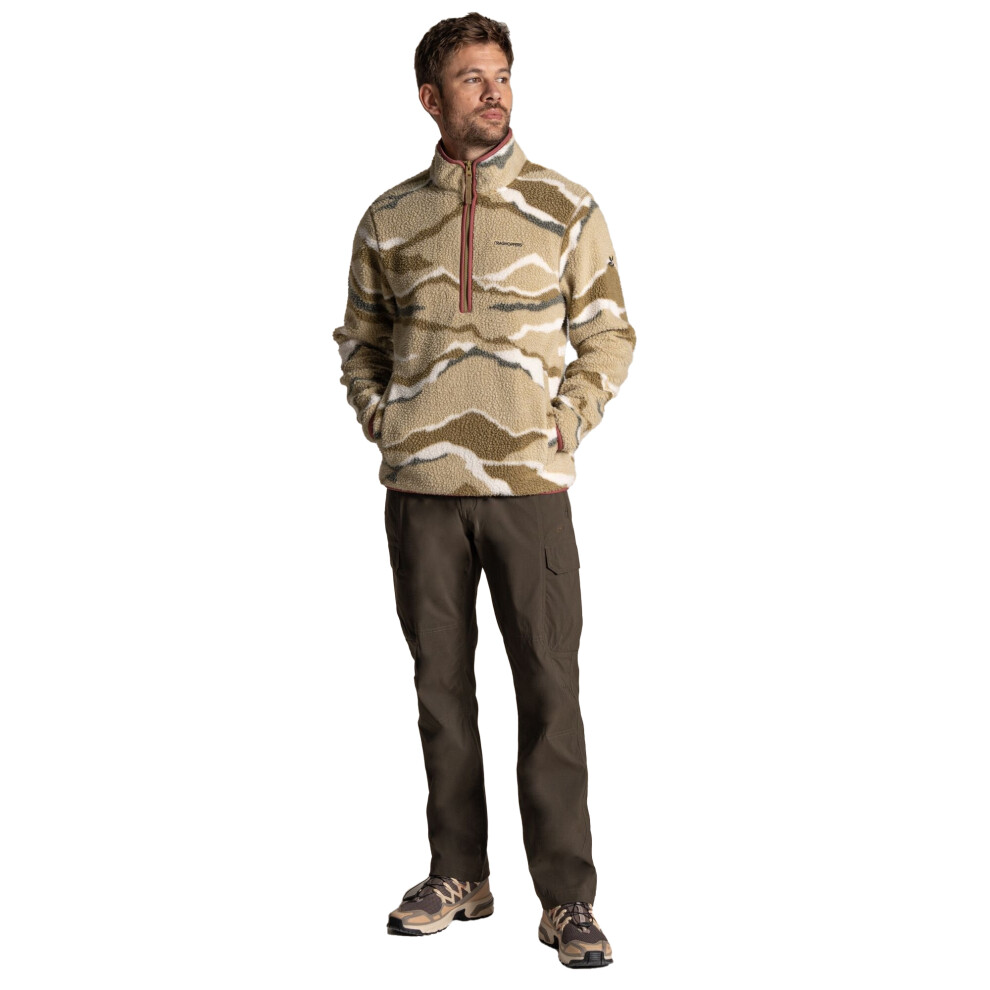 Craghoppers (6Xl, Cardamom) Mens National Trust Rawthey Landscape Fleece Top Multicoloured