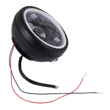Modifizierter Motorrad-LED-Scheinwerfer GN125 Scheinwerfer 5,75 Zoll Retro-Scheinwerferblende Scheinwerfer