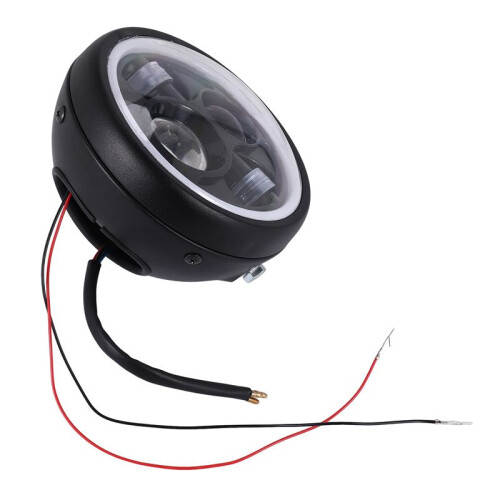 Modified Motorcycle LED Headlight GN125 Headlight 5.75 Inch Retro Headlight Aperture Headlight