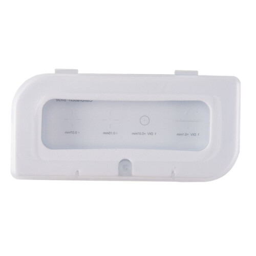 0.01mm Microscope Slides Reticle Calibration Slide Ruler  Multifunctional Microscope Calibration Ruler Stage Micrometer