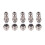 Universal Panel Mount 16mm 2Pin Aviation Connectors Plugs 5 Pcs 1