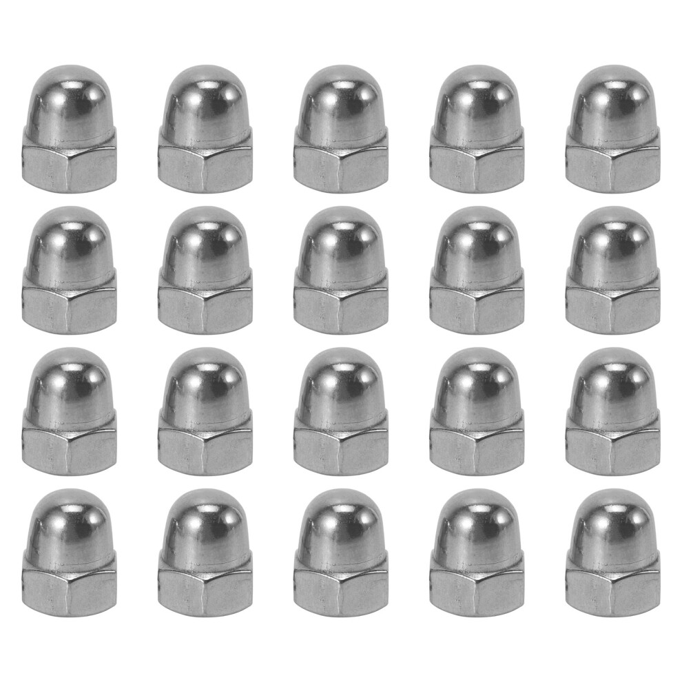 Photos - Other for Repair M6 Thread Dia Dome 304 Stainless Steel Cap Acorn Hex Nuts 20Pcs
