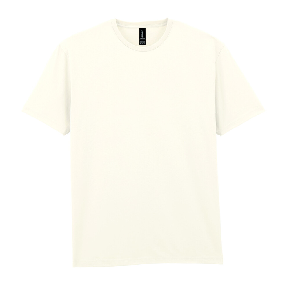 Gildan (Xl, Off ) Mens Plain Lightweight T-Shirt White
