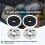 2 Pair Angle Grinder Inner Outer Flange Replacement for  9523NB 7