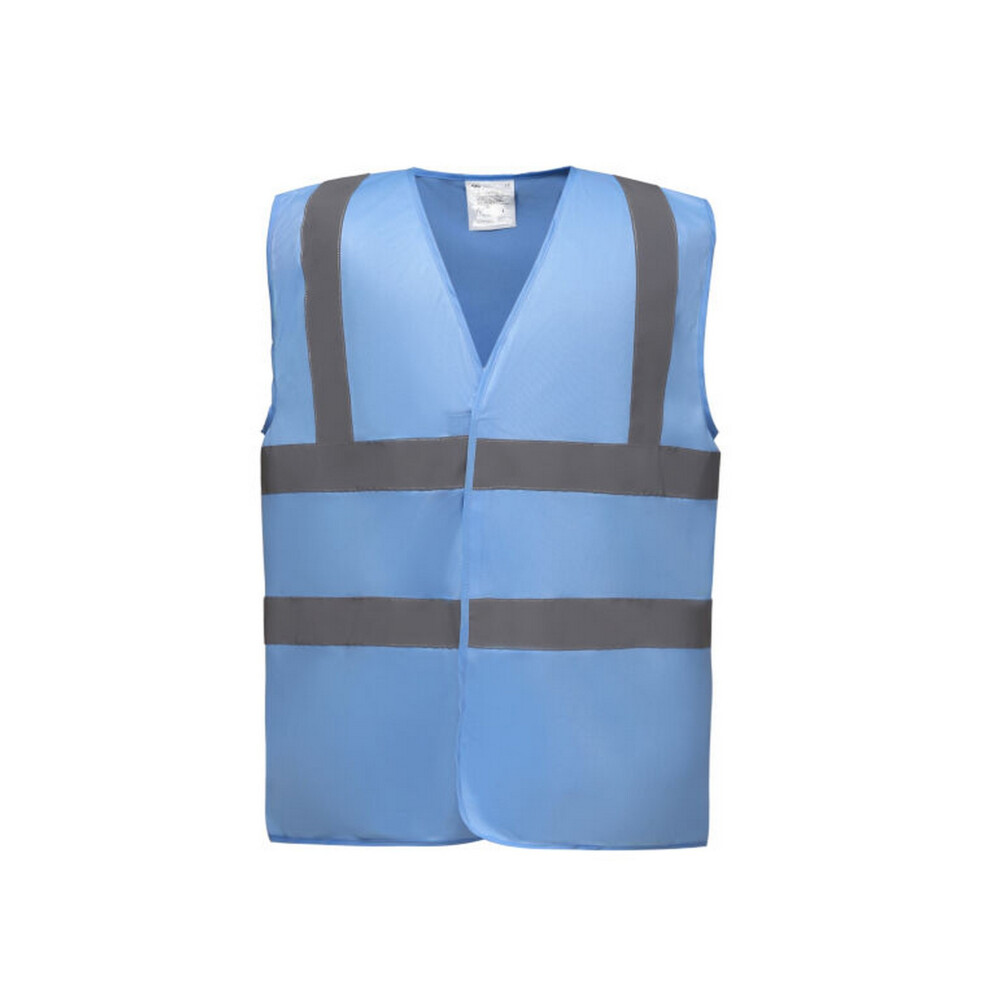 (3Xl, Sky Blue) Yoko Mens High-Vis Waistcoat 5063425314799