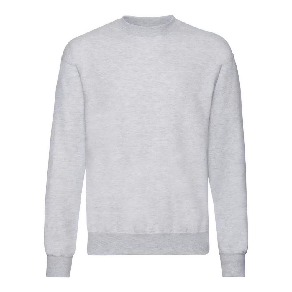 Fruit Of The Loom (M, Heather Grey) Unisex Adult Classic Drop Shoulder Sweatshirt