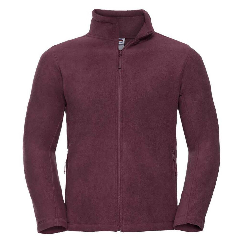 Russell (Xxl, Burgundy) Mens Outdoor Fleece Jacket
