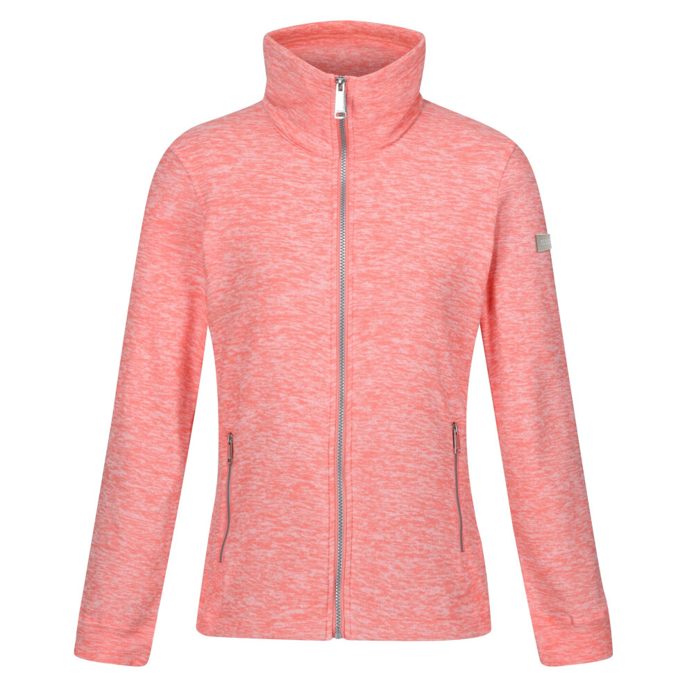 Regatta (20 Uk, Shell Pink) Womens/Ladies Azaelia Marl Full Zip Fleece Jacket