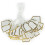 500Pcs Rectangular Jewelry Price Label Tags with Hanging String for Rings Bracelets and Earrings Display Tags 2