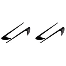 4Pcs Car Side Trim for E Class W213 C-Class W205 Refit E63S AMG Accessories Black