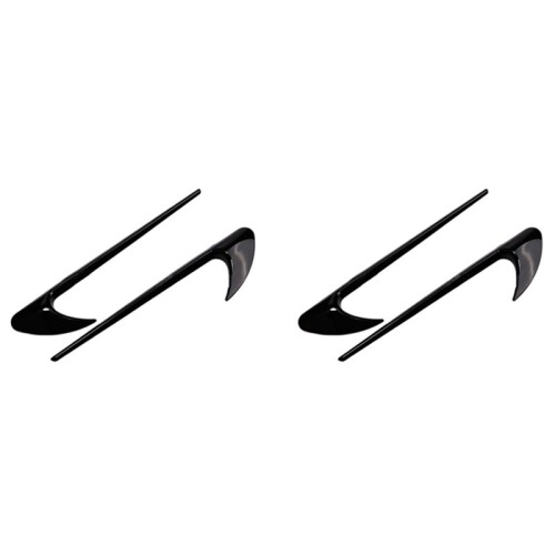 4Pcs Car Side  Trim for   E Class W213 C-Class W205 Refit E63S AMG Accessories Black