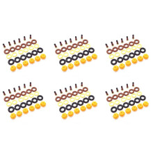 6X Fuel Injector Repair Kit 0280150440 13641703819 for - E60 E39 520I 523I Car Replacement AY-RK004