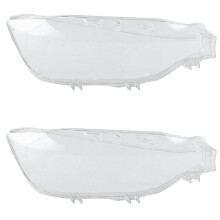 2X Cubierta de la Lente del Faro del Coche del Lado Derecho Cubierta de la Carcasa de la Lámpara de la Lámpara de la Cabeza para Serie 3 F30 F31