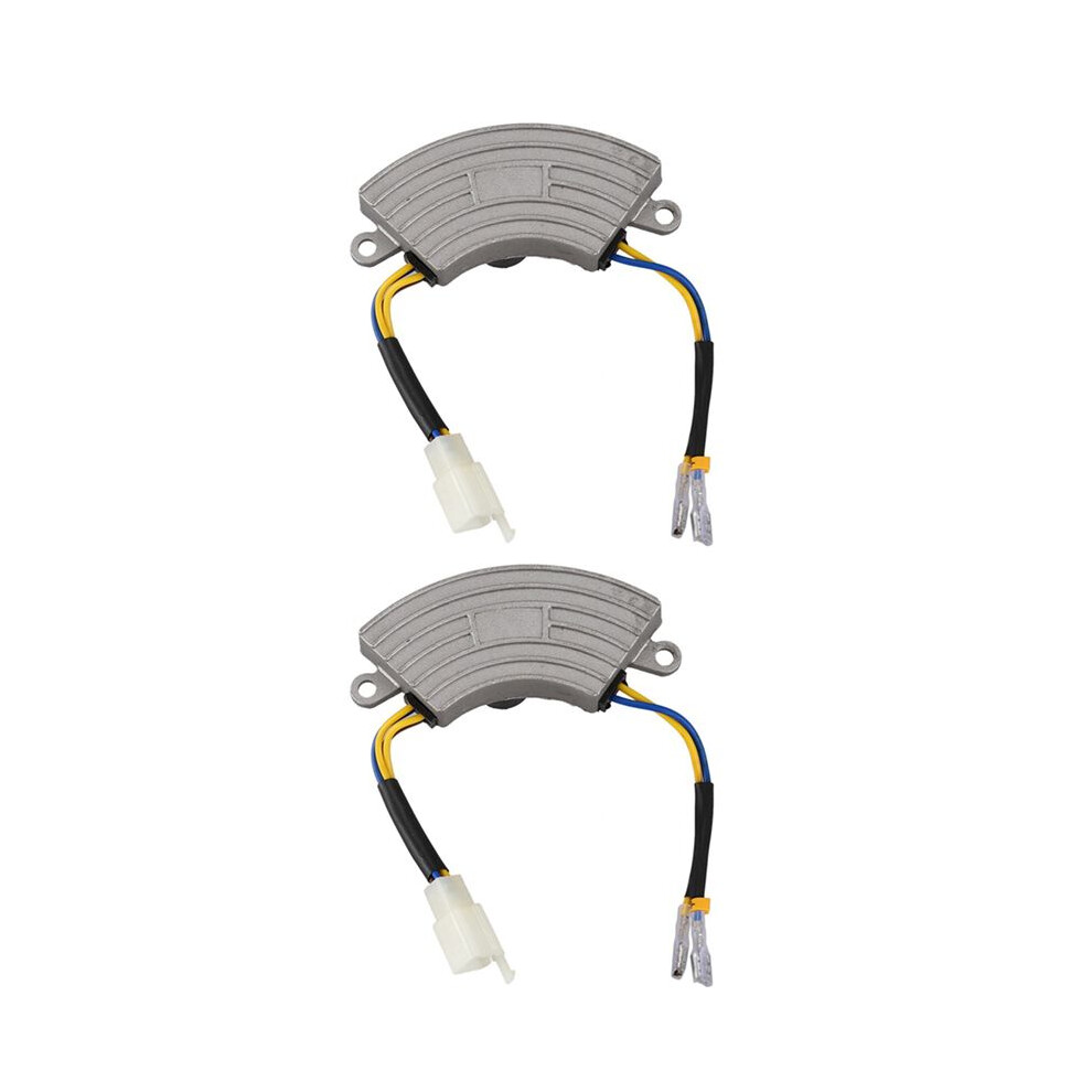 2X 2Kw-3Kw Generator Petrol Automatic Voltage Regulator Avr Aluminum Shell Grey 6032925462124