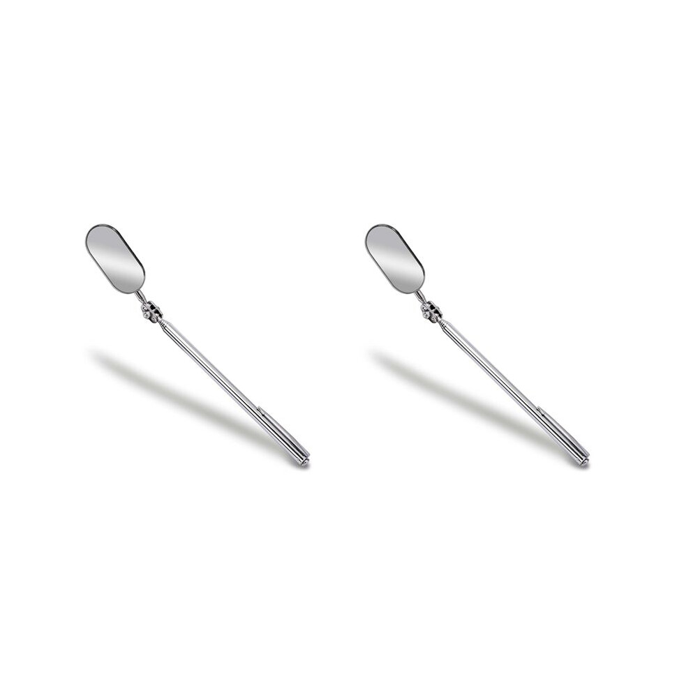 2 Pcs Telescopic Inspection Mirror, Car Inspection Mirror, Retractable Extension Mirror For Vehicle Inspection 6031501361363