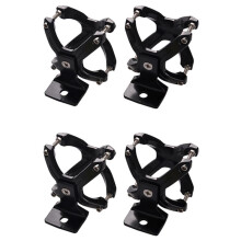 Adjustable LED Work Light Bracket for 2-3 Inch Tube Bumper Bar Tube Roll and Cage X-Clamp Light Mount Clamp - 4 Pieces