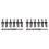 2X Stone Splitter Hand Tool Kit Stone Splitter with Drill Bit Tools for Splitting Granite Rock Concrete Marble 1