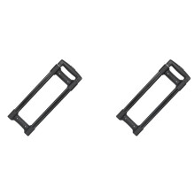 2X Parti Telescopiche per Valigie per Valigie Trolley Valigie di Ricambio Aste Telescopiche Maniglia per Bagagli Parte di Riparazione Corta