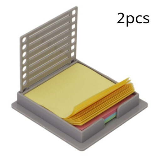 Sticky Note Dispenser Sticky Note Holder with Stencil Sticky Notes Template Self-Adhesive Notepad Note Organ 2