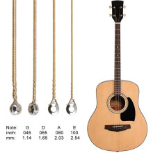 8 Teile Akustik Bass Saiten Messing Kohlenstoff Stahl Kern Saiten für Musik Instrumente Bass Saiten Bass Teile