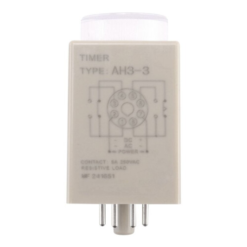 4X  12V 0-30 Seconds 30s Electric Delay Timer Timing Relay DPDT 8P W Base 1