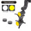 3.5X Headwear Magnifier with Headlight HD Optical Instrument Magnifying Lens Light EU Plug 3