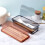 Tea Set Tableware Storage Box with Lid Dustproof Box Kitchen Bowl and Chopsticks Storage Box Cosmetics Storage Gray 2