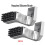 Silicone Brush Nozzles Wiper for  X1 P1 Series Efficient 3D Printer  Cleaning 2