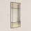 Homcom HOMCOM Window Style Vanity Mirror 110 x 50cm Hanging Wall Mirror Black 9