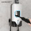 Automatic Electric Toothpaste Dispenser for Kids - Wall Mounted with 3-Level Adjustment & 2 Toothbrush Slots Grey 6