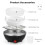 3in1 Electric Egg Cooker 7 Egg Capacity for Boiled Eggs Steamed Vegetables Visible Cover Breakfast Maker EU Plug 2
